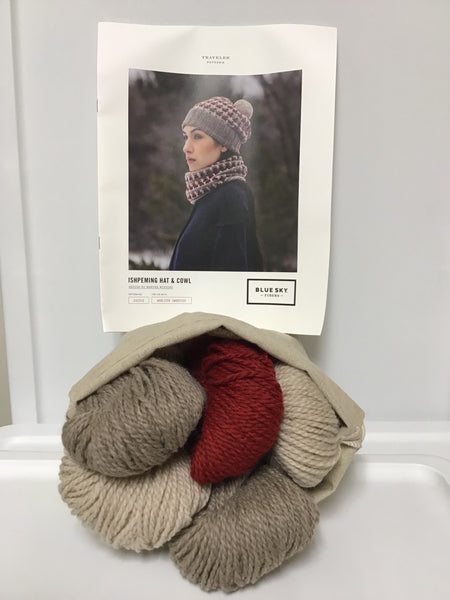 Ishpeming Hat & Cowl Kit