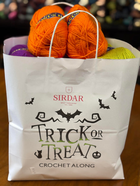 Trick or Treat Blanket CAL by Sirdar