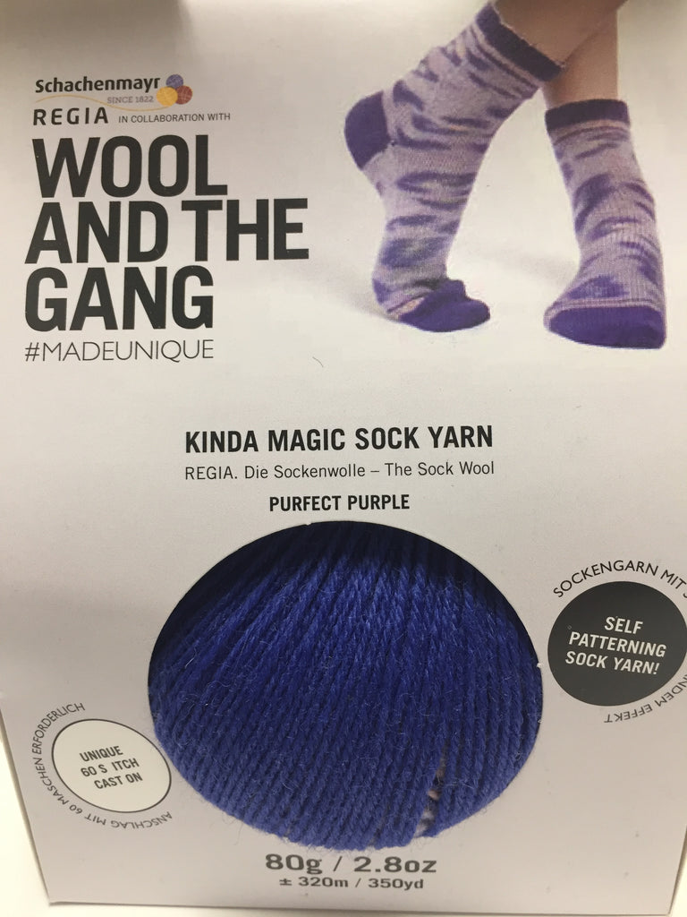 Kinda Magic Sock yarn - Regia and Wool and the Gang